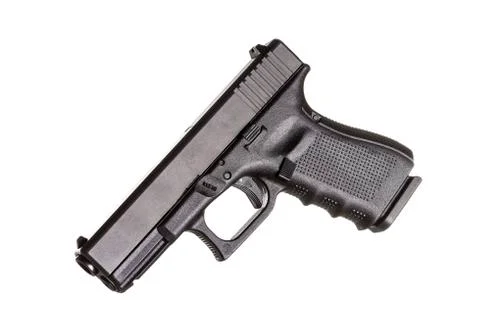 Compact pistol Stock Photos