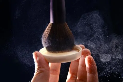 Compact powder Stock Photos