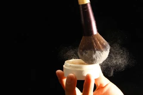 Compact powder Stock Photos