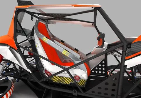 Compact single-seater quadrocopter for private use. Small urban vehicle with an Stock Illustration