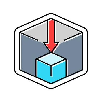 Compact size color icon vector illustration Stock Illustration