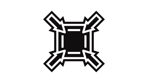 Compact size glyph icon animation Stock Footage 326141696