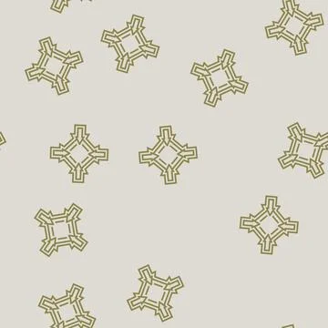 Compact size line seamless pattern Stock Illustration
