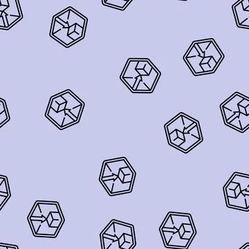 Compact size line seamless pattern Stock Illustration