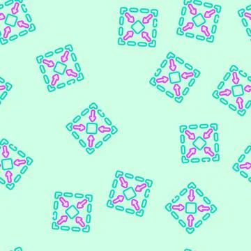 Compact size vector seamless pattern Stock Illustration