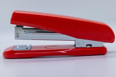 Compact stapler machine for desk use Stock Photos