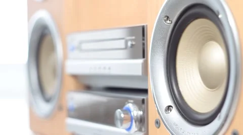 Compact stereo system Stock Footage 1068890