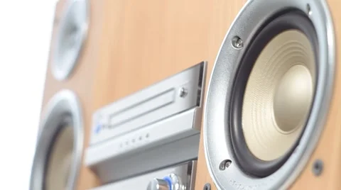 Compact stereo system Stock Footage 1068894