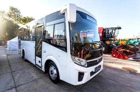 Compact urban bus PAZ Vector Next Stock Photos