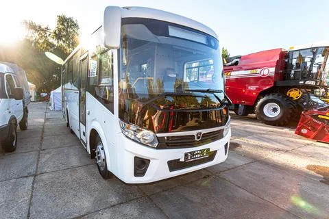 Compact urban bus PAZ Vector Next Stock Photos