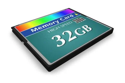 CompactFlash memory card 스톡 일러스트