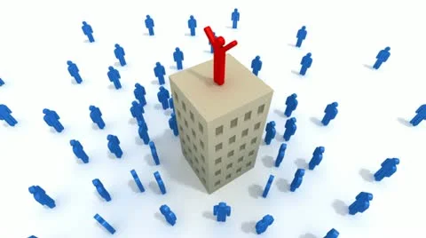 Company building Stock Footage 20477038