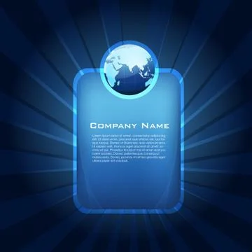 Company card Stock Illustration