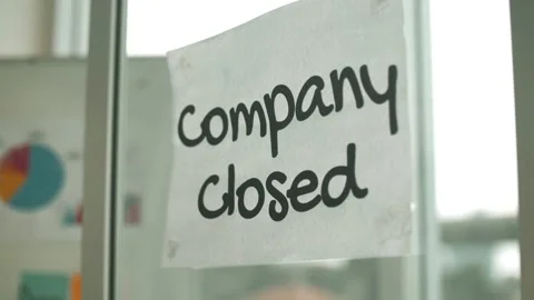 Company closed Stock Footage 237378873