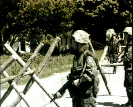 Company Commander PAL Stock Footage