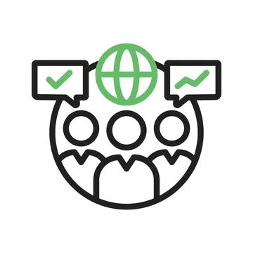 Company icon vector image. Stock Illustration