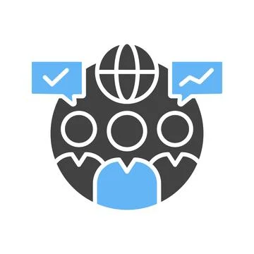Company icon vector image. Illustrazione stock