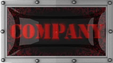 Company on led Stock Footage 8685494
