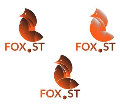 Company logo with fox Stock Illustration