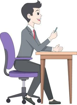 Company Manager Explaining Employee Performance Analysis Stock Illustration