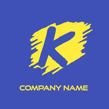 Company name logo vector Stock Illustration