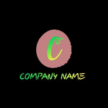 Company name logo vector Stock Illustration