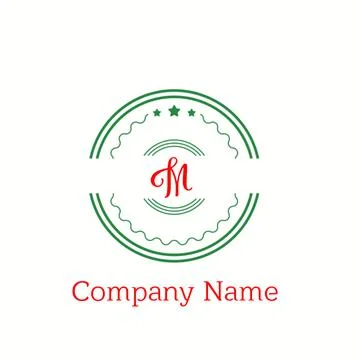 Company name logo vector Stock Illustration