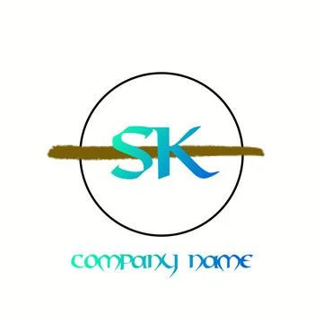 Company name vector logo Stock Illustration