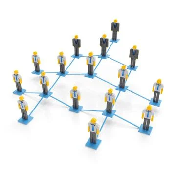 Company organization chart Illustrazione stock