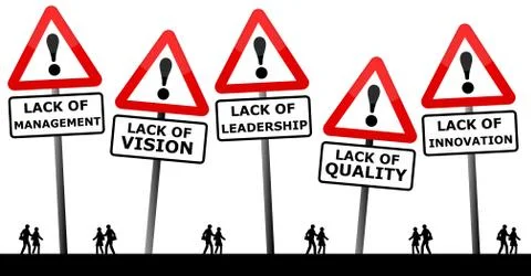 Company problems Stock-Illustration