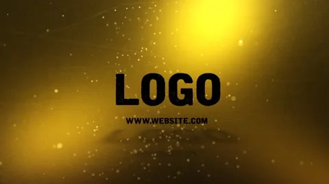 Company Signage Branding Logo(gold version) After Effects素材