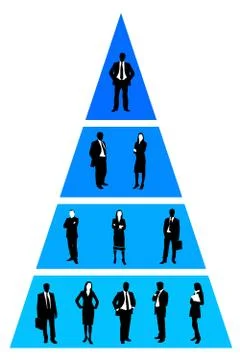 Company structure Stock Illustration