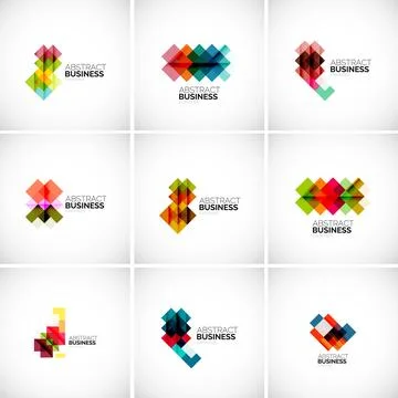 Company vector logo branding elements イラスト素材