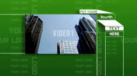 Company video presentation 01 After Effects stock