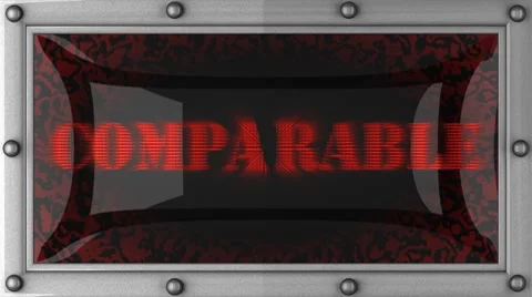 Comparable on led Stock Footage 8685493