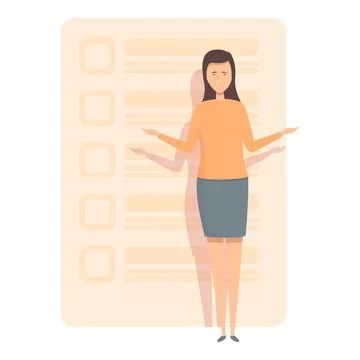 Compare indicator test icon cartoon vector. Cost product Stock Illustration