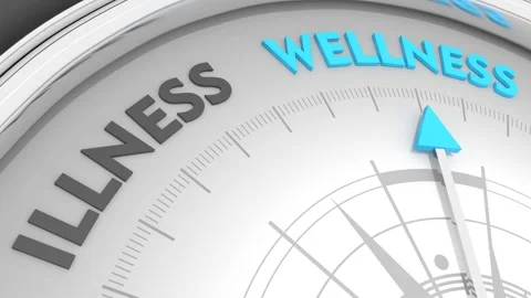 Comparing the positives and negatives of the risk wellness and illness. Stock Footage 311638057