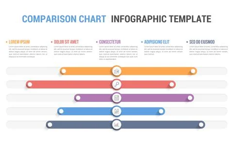 Comparison Chart Stock Illustration