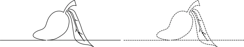 Comparison of probability distribution functions with varying tail behavior.. Illustrazione stock