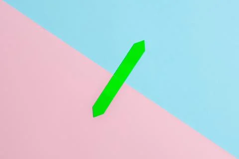 Comparison of Two Objects Blocks Pencils Sticker Notes Facing Inward Outward 写真素材