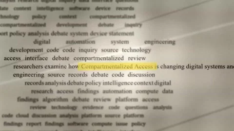 Compartmentalized access in digital technology and data analysis 스톡 동영상 347429564