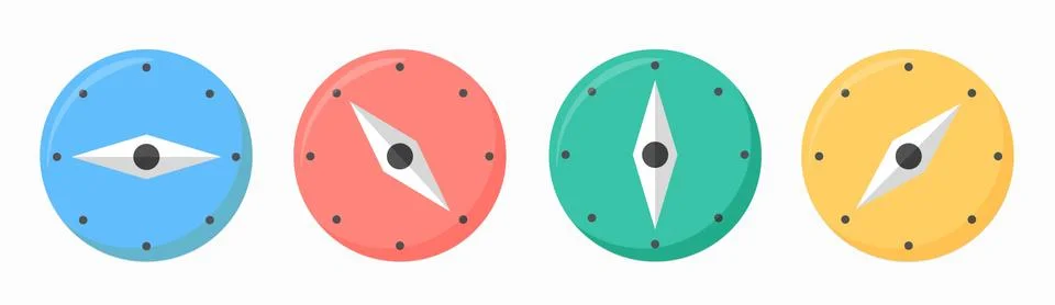 Compas icon isolated on white background. Compas Icon Image, Compas Vector Stock Illustration