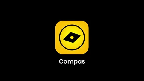 Compas Navigation Tool Stock Footage 334471138