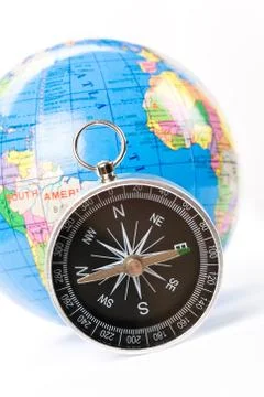 Compass and Globe Stock Photos