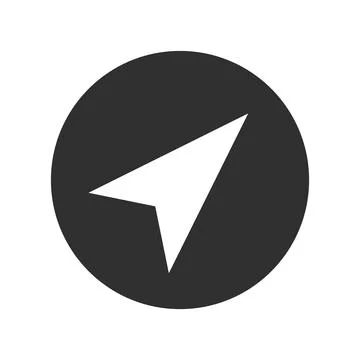Compass arrow logo template illustration design. navigation compass icon for  Stock Illustration