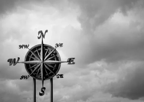 Compass Background Illustrazione stock