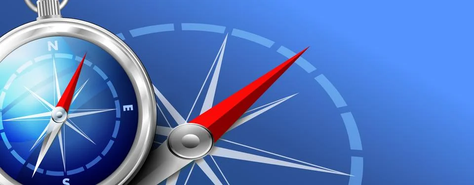Compass Background Web Background Illustrazione stock