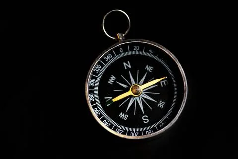 Compass on black compass on black background Copyright: xZoonar.com/Dmitry... Stock Photos