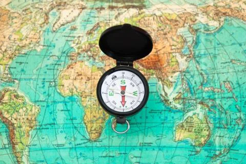 Compass on a card Photos