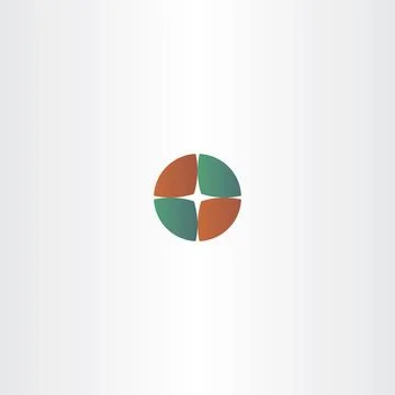 Compass circle logo camping vector Stock Illustration